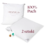 2X PODUSZKA PUCHOWA 50x50 700G BIAŁA 100% PUCH ANTYALERGICZNA MIĘKKA 100% BAWEŁNA 2X PODUSZKA PUCHOWA 50x50 700G BIAŁA 100% PUCH ANTYALERGICZNA MIĘKKA 100% BAWEŁNA