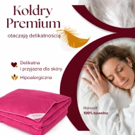 Kołdra Puchowa 180x200 CAŁOROCZNA 2KG PUCH 50% RÓŻOWA ANTYALERGICZNA Kołdra Puchowa 180x200 CAŁOROCZNA 2KG PUCH 50% RÓŻOWA ANTYALERGICZNA