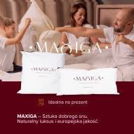 Kołdra Puchowa 180x200 ZIMOWA 2,5KG PUCH 50% KREMOWA CIEPŁA