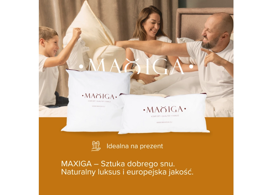 Kołdra Puchowa 200x200 LETNIA1,6KG PUCH 100% KREMOWA  LEKKA