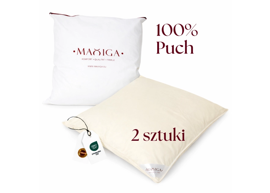 2X PODUSZKA PUCHOWA 70x80 2000G BEŻOWA 100% PUCH ANTYALERGICZNA MIĘKKA 100% BAWEŁNA 2X PODUSZKA PUCHOWA 70x80 2000G BEŻOWA 100% PUCH ANTYALERGICZNA MIĘKKA 100% BAWEŁNA