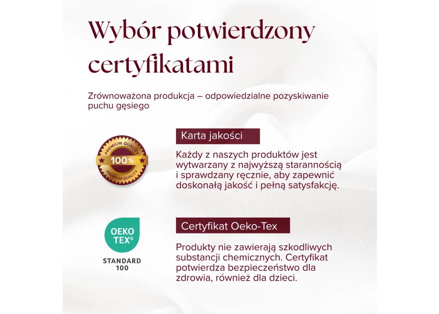 Kołdra Puchowa 200x200 ZIMOWA 2KG PUCH 100% KREMOWA CIEPŁA