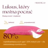2X PODUSZKA PUCHOWA 40x40 300G RÓŻ 80% PUCH ANTYALERGICZNA MIĘKKA 100% BAWEŁNA 2X PODUSZKA PUCHOWA 40x40 300G RÓŻ 80% PUCH ANTYALERGICZNA MIĘKKA 100% BAWEŁNA