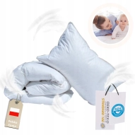 Kołdra Puchowa Dziecięca BIAŁA Do Łóżeczka 135x100 Antyalergiczna 100%Puch