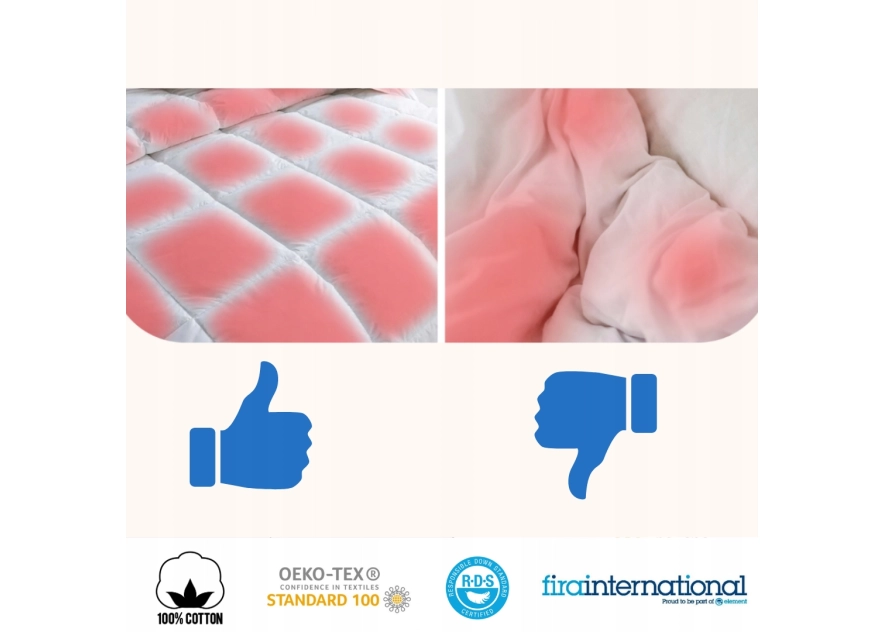 Kołdra Puchowa Dziecięca BIAŁA Do Łóżeczka 135x100 Antyalergiczna 100%Puch