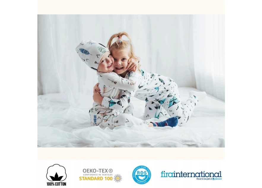 Kołdra Puchowa Dziecięca BIAŁA Do Łóżeczka 135x100 Antyalergiczna 100%Puch