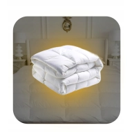 Kołdra Puchowa 200x220 CAŁOROCZNA 1,6KG PUCH 100% Antyalergiczna BIAŁA