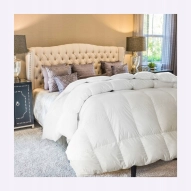 Kołdra Puchowa 200x220 CAŁOROCZNA 1,6KG PUCH 100% Antyalergiczna BIAŁA