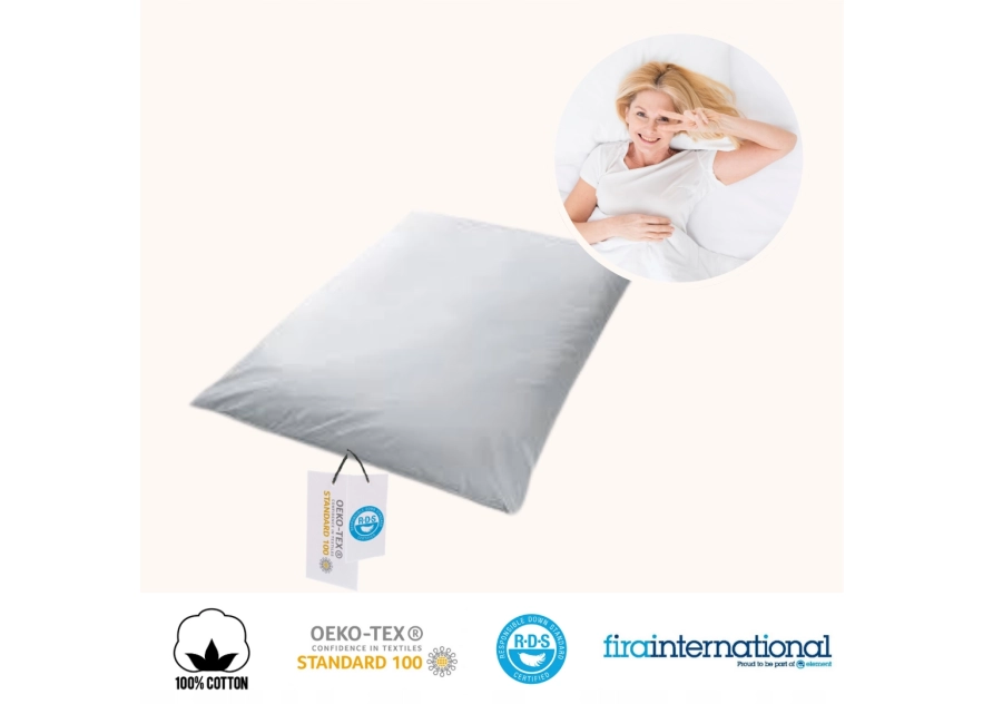 Kołdra Pierzyna 200x200 4KG BIAŁA Jak u Babci z Gęsiego Pierza Całoroczna