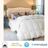 Kołdra Puchowa 220x240 CAŁOROCZNA 2KG PUCH 100% Antyalergiczna BIAŁA