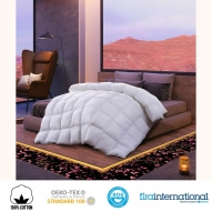 Kołdra Puchowa 220x240 CAŁOROCZNA 2KG PUCH 100% Antyalergiczna BIAŁA