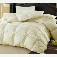 Kołdra Puchowa 160x200 CAŁOROCZNA 2KG KREMOWA 100% Puch i Pierze