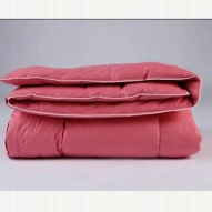 Kołdra Puchowa 180x200 CAŁOROCZNA 2KG RÓŻOWA 100% Puch i Pierze