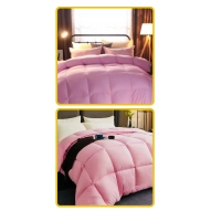 Kołdra Puchowa 180x200 CAŁOROCZNA 2KG RÓŻOWA 100% Puch i Pierze