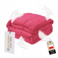 Kołdra Puchowa 180x200 CAŁOROCZNA 2KG RÓŻOWA 100% Puch i Pierze