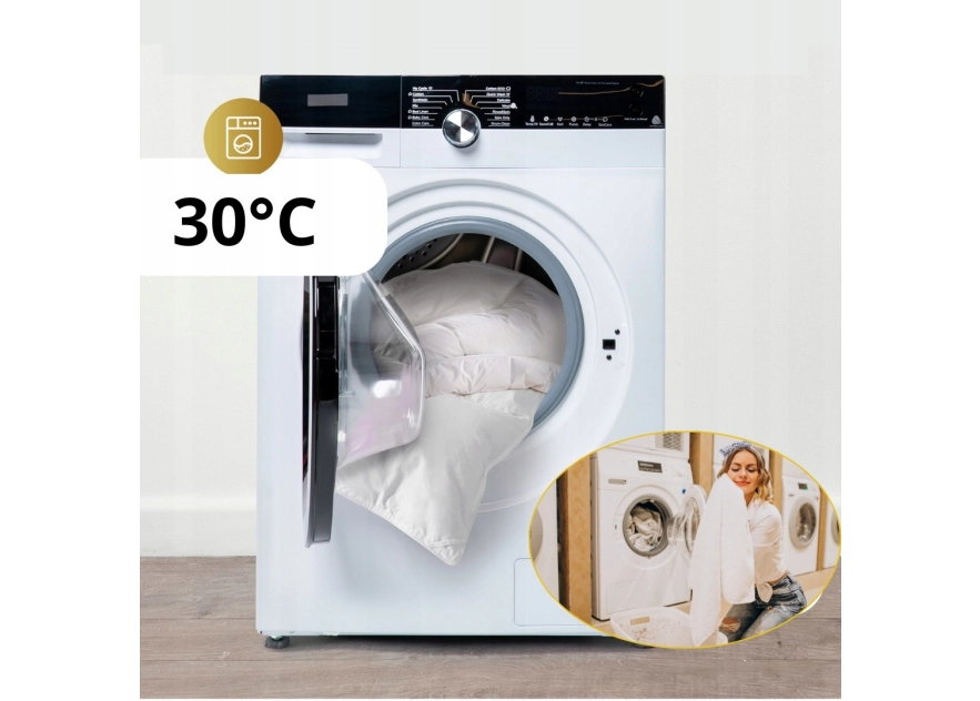 Kołdra Puchowa 180x200 CAŁOROCZNA 2KG RÓŻOWA 100% Puch i Pierze