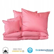 Kołdra Puchowa 200x220 CAŁOROCZNA 1,5KG PUCH 100% Antyalergiczna RÓŻOWA