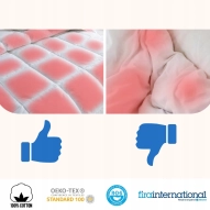 Kołdra Puchowa 200x220 CAŁOROCZNA 1,5KG PUCH 100% Antyalergiczna RÓŻOWA