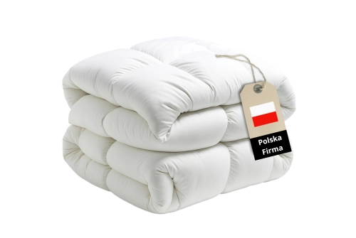 Kołdra Puchowa 180x200 antyalergiczna PREMIUM Sztuczny Puch Całoroczna