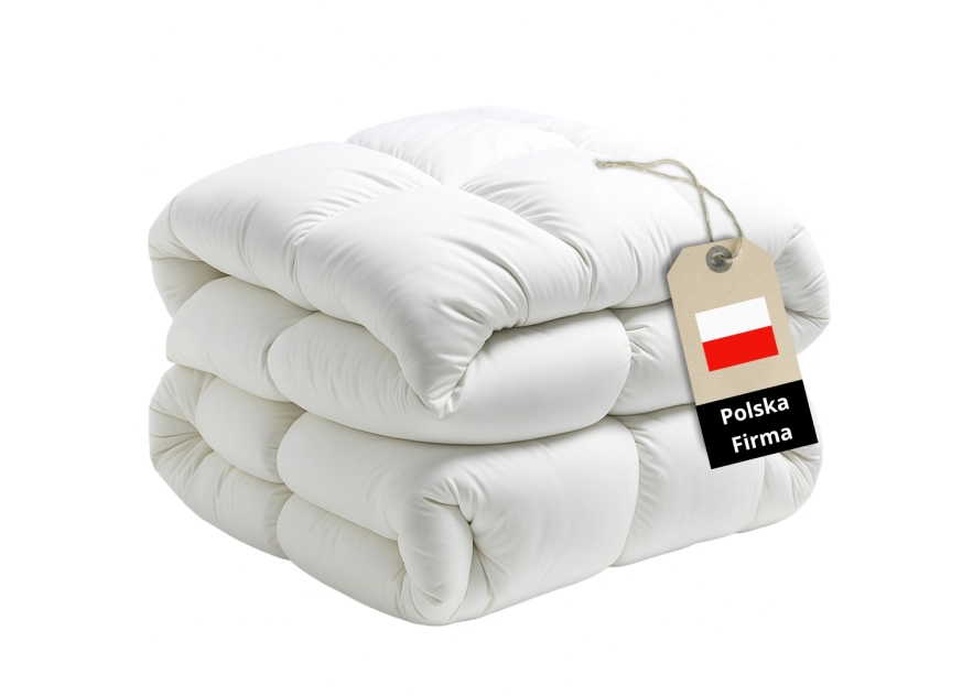 Kołdra Puchowa 160x200 antyalergiczna PREMIUM Sztuczny Puch Całoroczna