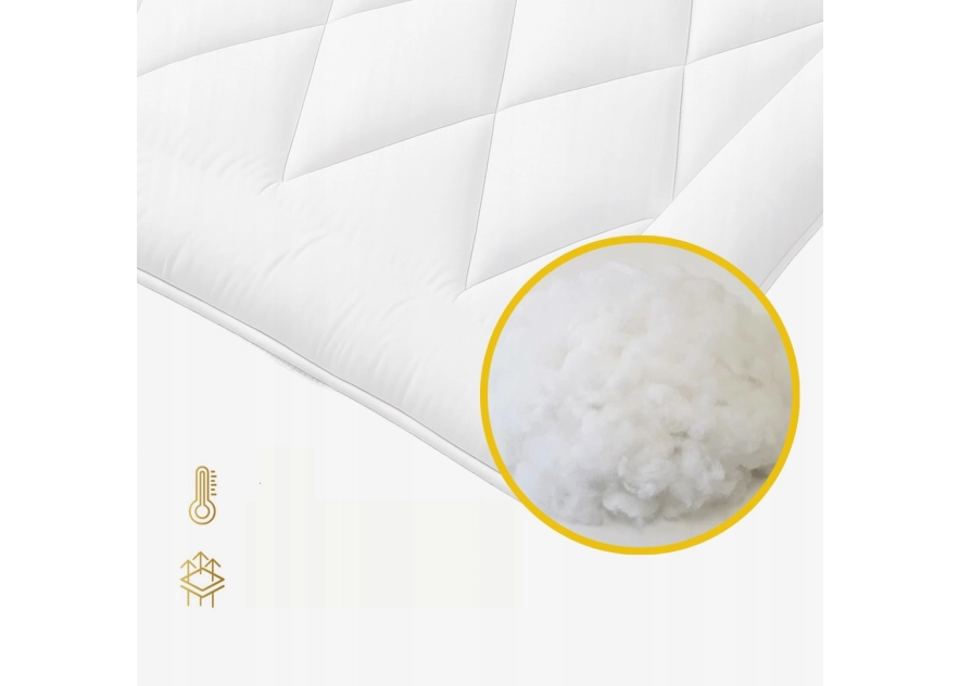 Kołdra Puchowa 160x200 antyalergiczna PREMIUM Sztuczny Puch Całoroczna