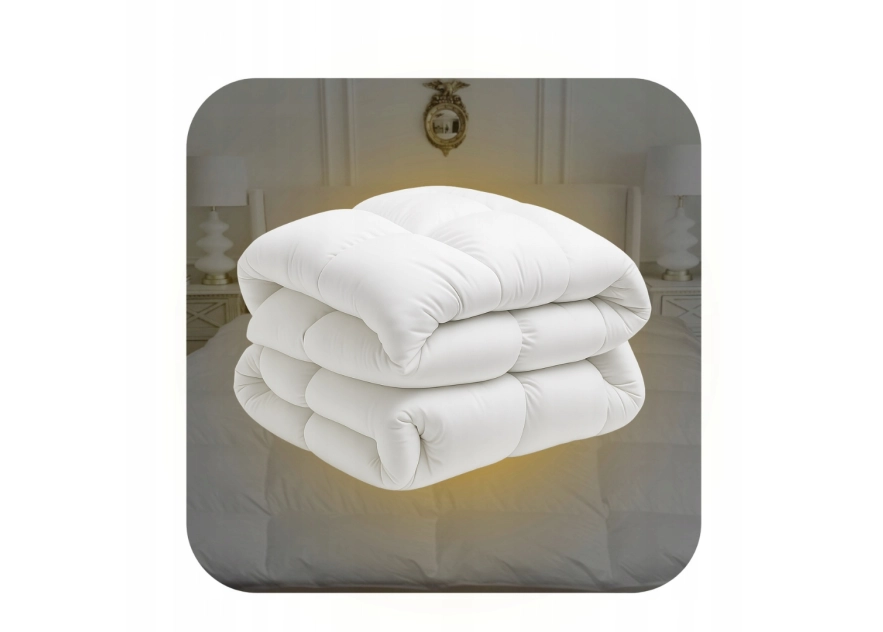 Kołdra Puchowa 160x200 antyalergiczna PREMIUM Sztuczny Puch Całoroczna