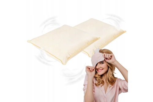 2X PODUSZKA PÓŁPUCHOWA BEŻOWA 40x40 ANTYALERGICZNA MIĘKKA 100% BAWEŁNA 2X PODUSZKA PÓŁPUCHOWA BEŻOWA 40x40 ANTYALERGICZNA MIĘKKA 100% BAWEŁNA