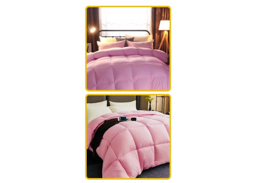 PODUSZKA PÓŁPUCHOWA RÓŻ 70x80 2KG ANTYALERGICZNA MIĘKKA 100% BAWEŁNA